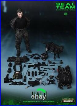 1/6 Mini times toys M013 US Navy SEAL Team B HALO WithDog Figure Full Set