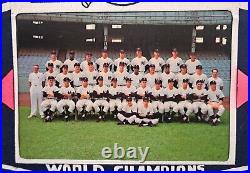 1962 New York Yankees World Series Champions Full Team Photo Pennant Vtg MLB