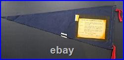 1962 New York Yankees World Series Champions Full Team Photo Pennant Vtg MLB