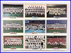 1978 RARE Topps Full Sheet 26Team Checklists Uncut