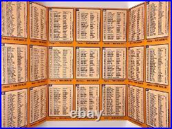 1978 RARE Topps Full Sheet 26Team Checklists Uncut