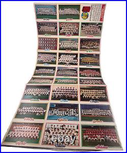 1978 RARE Topps Full Sheet 26Team Checklists Uncut