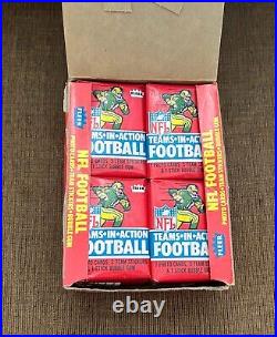 1980 Fleer Football Teams-In-Action Full Wax Box-36 Packs