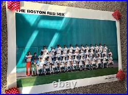 1986 Boston Red Sox team poster 22x33 Rare Full Size Brand New
