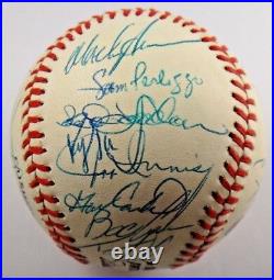 1989 NY Mets Team Signed Baseball 30 Signatures Randy Myers with Full JSA Letter