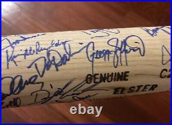 1989 New York Mets Team Signed NL Bat Gary Carter full jsa gooden strawberry 25+
