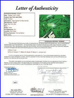 1993 NY Jets Team Signed Full Size Helmet 30+ Autographs with Full JSA Letter