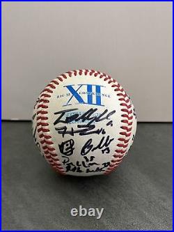 2011 Augie Garrido Texas Longhorns Full CWS Team Signed Baseball