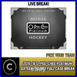 2015-16 O-pee-chee Platinum 16 Box (full Case) Break #h884 Pick Your Team