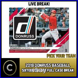 2019 Donruss Baseball 16 Box (full Case) Break #a173 Pick Your Team