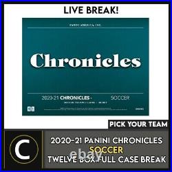 2020-21 Panini Chronicles Soccer 12 Box (full Case) Break #s167 Pick Your Team