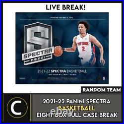 2021-22 Panini Spectra Basketball 8 Box (full Case) Break #b861 Random Teams