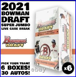 2021 Bowman Draft Super Jumbo Full Case Break- PYT #2 (30 Autos in the Break)