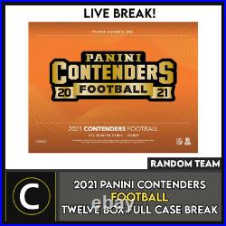 2021 Panini Contenders Football 12 Box (full Case) Break #f880 Random Teams