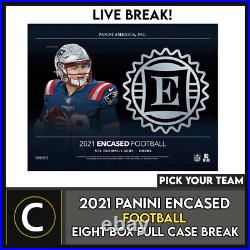 2021 Panini Encased Football 8 Box (full Case) Break #f962 Pick Your Team