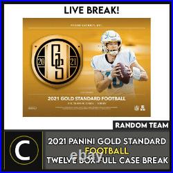 2021 Panini Gold Standard Football 12 Box Full Case Break#f752 Random Teams