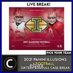 2021 Panini Illusions Football 16 Box (full Case) Break #f843 Pick Your Team