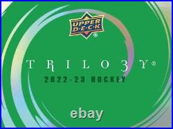 2022-23 UPPER DECK TRILOGY HOCKEY 20 BOX FULL CASE BREAK #1 Pick Your Team