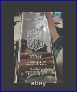 22 full size replica NFL vince lombardi trophy customized with your team date