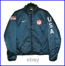 $299.99 Nike Lab Official Paralympic Team USA Full Zip Midlayer Blue Jacket L