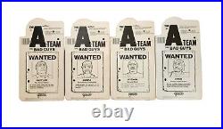 A-TEAM NEW VINTAGE 1983 FULL SET OF ALL 4 BAD GUYS 6 Action Figure Set Sealed