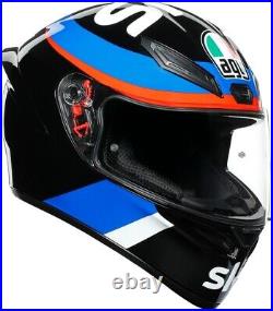 AGV K1 Replica VR46 Sky Racing Team Black Red Motorcycle Helmet New! Fast S