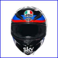 AGV K1 S E2206 VR46 Sky Racing Team Black Red 023 Full Face Helmet New! Fa