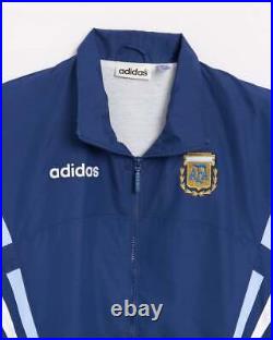 Adidas Argentina Soccer Team 1994 Retro Woven Track Jacket Classics Top Men Size