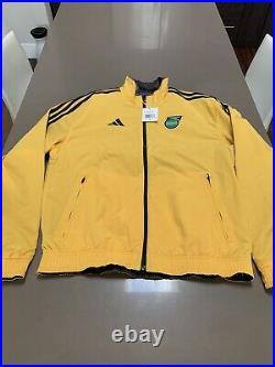 Adidas Jamaica National Team 2023/24 Reversible Anthem Full-Zip Jacket S