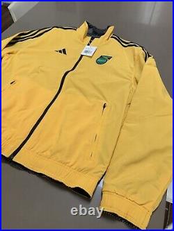 Adidas Jamaica National Team 2023/24 Reversible Anthem Full-Zip Jacket S