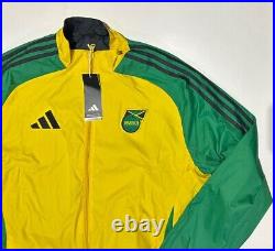 Adidas Jamaica National Team 2023 Reversible JFF Anthem Full-Zip Jacket Sz 2XL