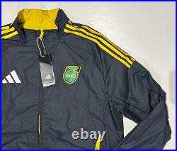 Adidas Jamaica National Team 2023 Reversible JFF Anthem Full-Zip Jacket Sz 2XL