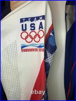 Adidas Powerweb Team USA Biathlon Olympic Full Body Compression Suit Vintage Med