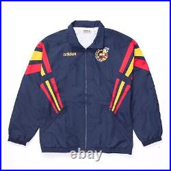 Adidas Spain Soccer Team 1996 Retro Woven Track Jacket Classics New Top Men Size