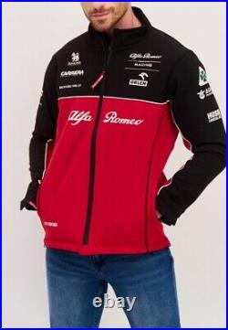 Alfa Romeo Racing F1 2023 Team Full Zip Softshell Jacket Black