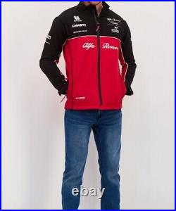 Alfa Romeo Racing F1 2023 Team Full Zip Softshell Jacket Black