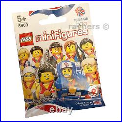(All 9 Full Set Sealed) LEGO Team GB London 2012 Olympic Minifigures 8909