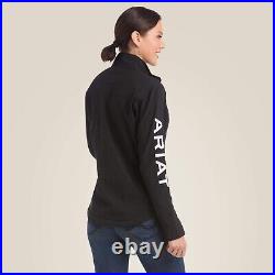 Ariat Ladies New Team Black Softshell Full-Zip Jacket- 10019206