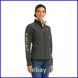 Ariat Ladies New Team Softshell Charcoal Pendleton Jacket 10037663