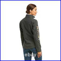 Ariat Ladies New Team Softshell Charcoal Pendleton Jacket 10037663