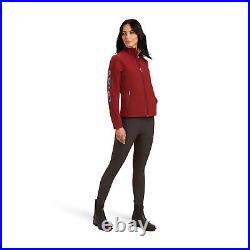 Ariat Ladies New Team Softshell Red & Serape Jacket 10041280