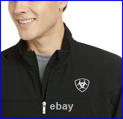 Ariat Men's New Team Black Full-Zip Softshell Jacket 10019279