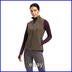 Ariat Vest Women Brown Zippered Pockets New Team Softshell 10041274 ALL SIZES