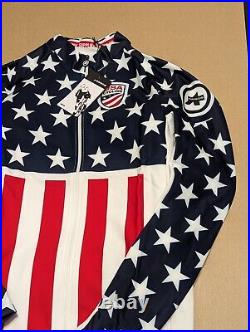 Assos Team USA Thermal Long Sleeve Jersey Size Medium New