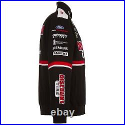 Austin Cindric Team Penske Discount Tire Cotton Twill Full Snap Jacket Black