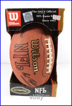 Authentic Wilson NFL Full Grain Leather Football New in Box