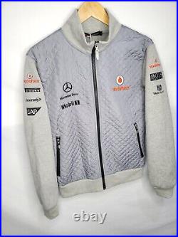BNWT McLaren Mercedes Benz Women's Team Sweater Jacket Size Large Full Zip F1