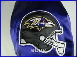 Baltimore Ravens NFL Team Apparel Women's Black & Purple Full Zip Varsity Jacket