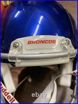Boise State 2010-11 Riddell Full Size Throwback Helmet Team Issued
