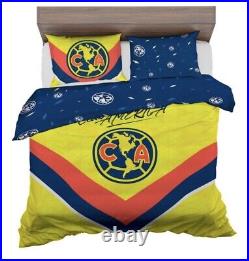 Club America Team Licensed Full Bed Comforter Ser With 2 Pillowcases Great Gift